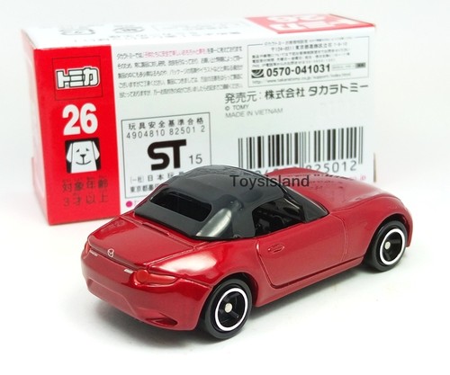 TOMICA 26 MAZDA ROADSTER MX-5 1/57 TOMY 2016 FEBRUARY NEW MODEL RED - Picture 6 of 10