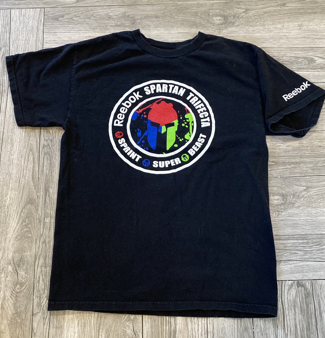 2013 Spartan Race Trifecta Sprint Super Beast T Shirt Size Medium