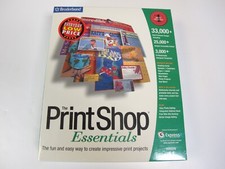 Print Shop, Essentials, Broderbund, Version 11. New Unopened box, Windows 95-NT4