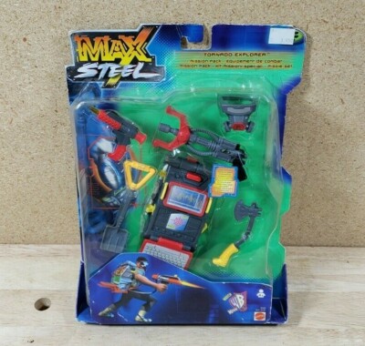 MATTEL VTG 2000 MAX STEEL N TEK TORNADO EXPLORER MISSION PACK SEALED