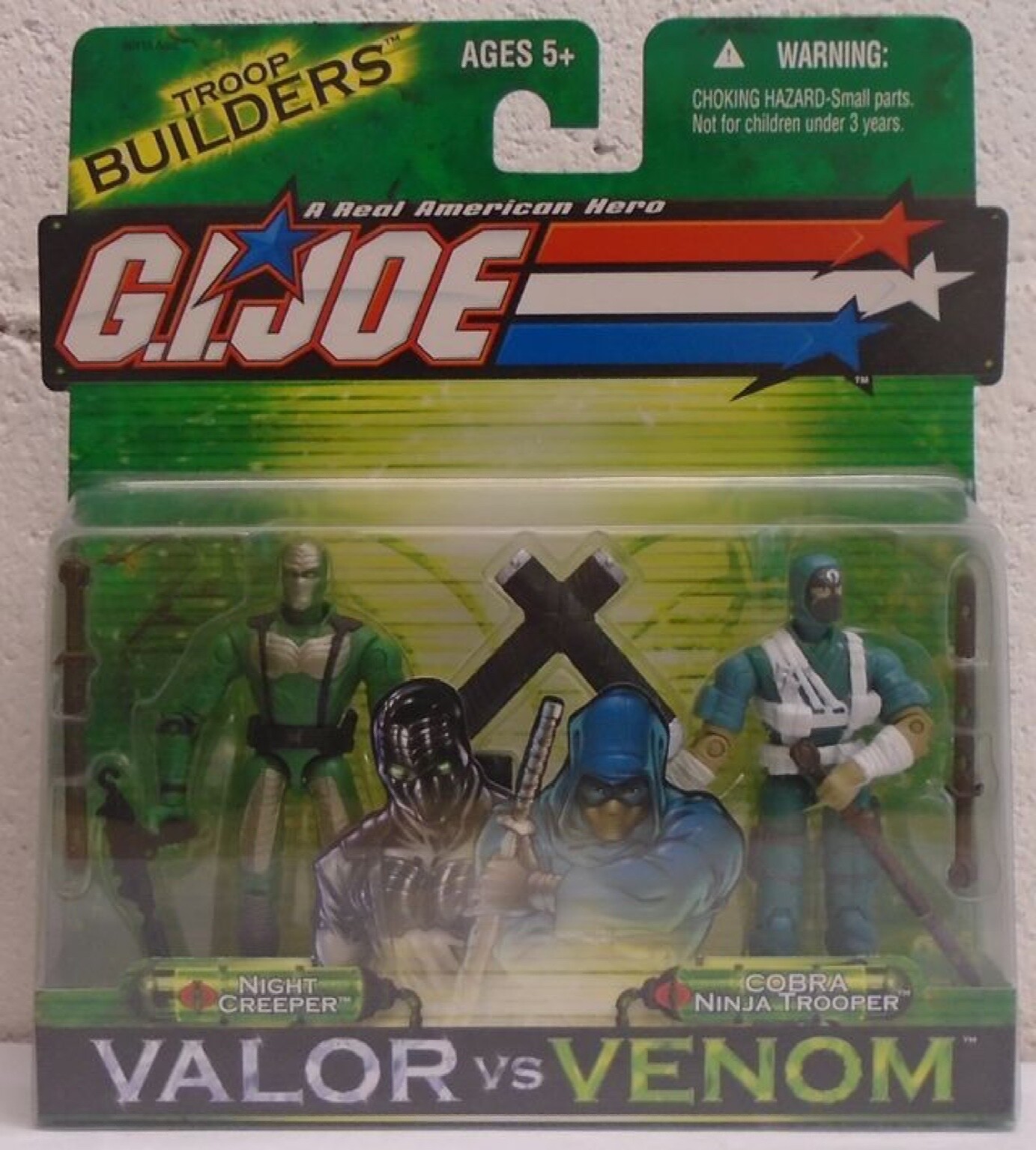 GI Joe Valor vs Venom Night Creeper Cobra Ninja 3.75