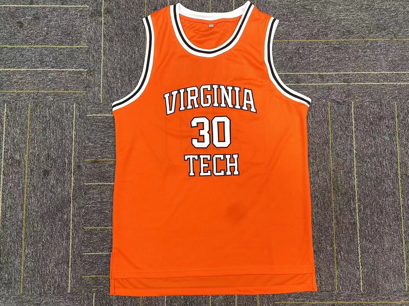 Dell Curry Virginia Tech #30 Jersey