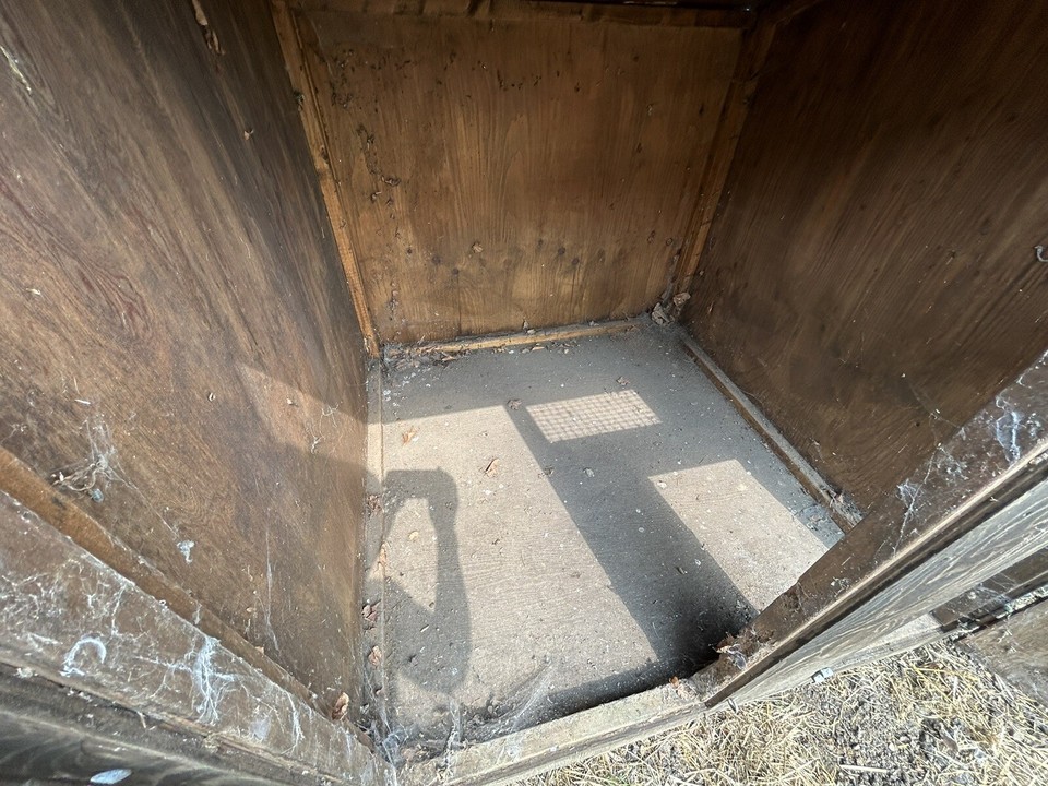 Large Wooden Dog Kennel eBay