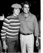 Ted McGinley  Scott Baio 7x9 original photo #V1088