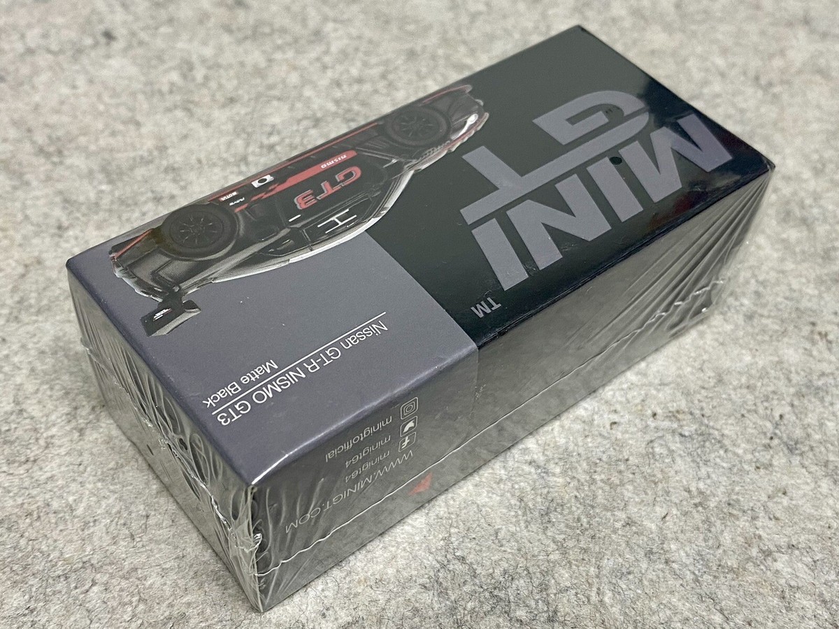 MiniGT Nissan GT-R R35 GT3 NISMO Matt Black Shizuoka Hobby