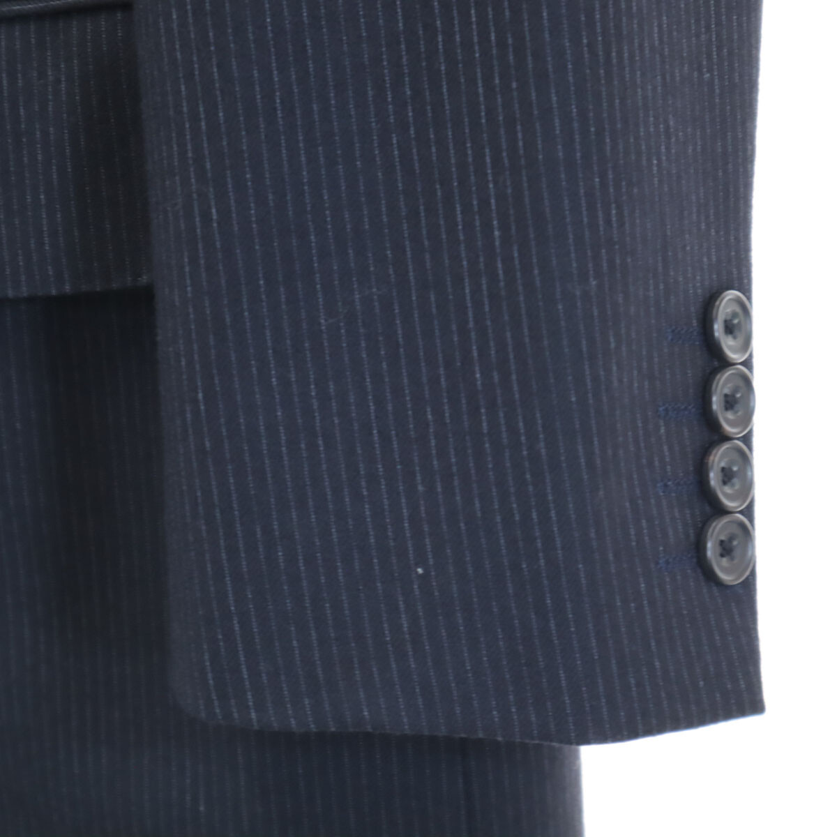 Burberrys 90s Old Made in Japan Striped Pattern suit Setup