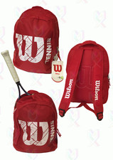 ZAINO WILSON JUNIOR MATCH TENNIS BAMBINO Zainetto Rosso