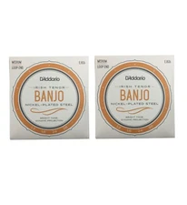 D'Addario Irish Tenor Banjo Strings 2 Sets EJ63i Medium Loop End