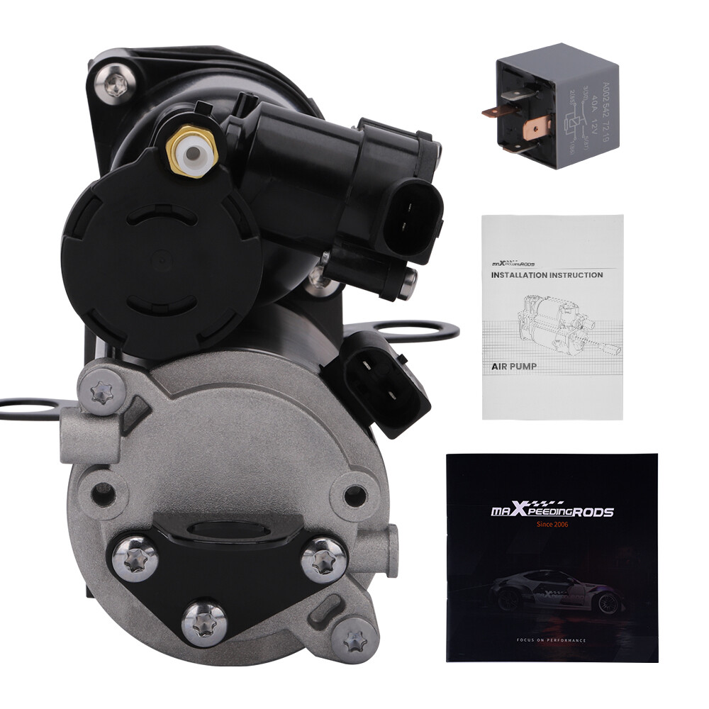 Suspension Air Compressor + Relay fit Mercedes ML350 06-11 1643200904 1643201204-image