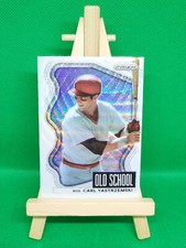2022 Panini Prizm #OS-8 Carl Yastrzemski Old School White Wave Prizm