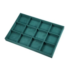 12 Grid Jewelry Tray Stackable for Rings Earrings Necklace Bracelet