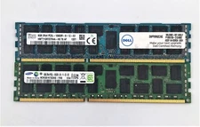 Lot of 16GB (8GBx2) 2Rx4 PC3L-10600R MIXED BRAND ECC MEMORY RAM SERVER - TESTED