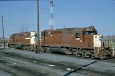 GATX 1241 SD-38, Eola, Il, 10/90; Kodachrome Original 