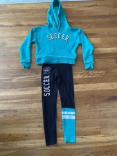 justice pants and top set Size 8