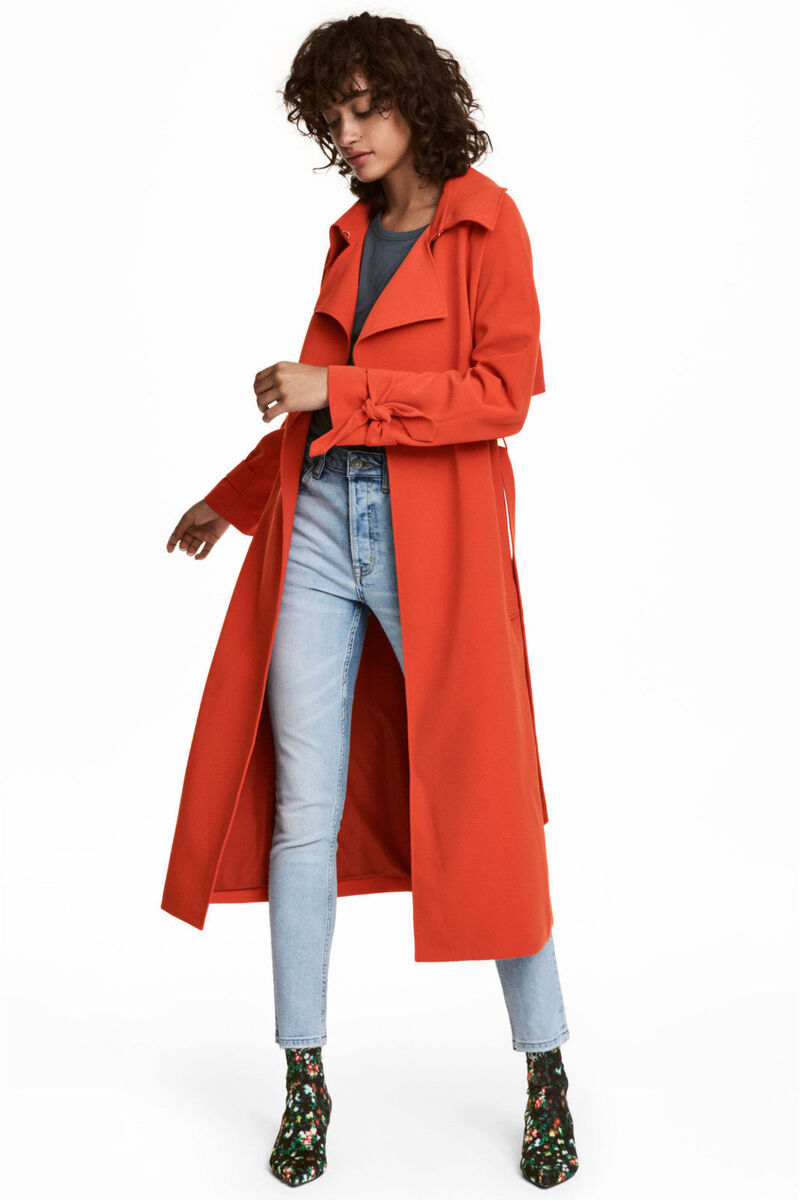 H&M (SWEDEN) TRENCH RAIN COAT~ RED~ LADIES SIZE 'L' | eBay H&M (SWEDEN) TRENCH RAIN COAT~ RED~ LADIES SIZE 'L' | eBay