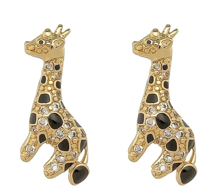 Pendientes de Moda Negro Animal