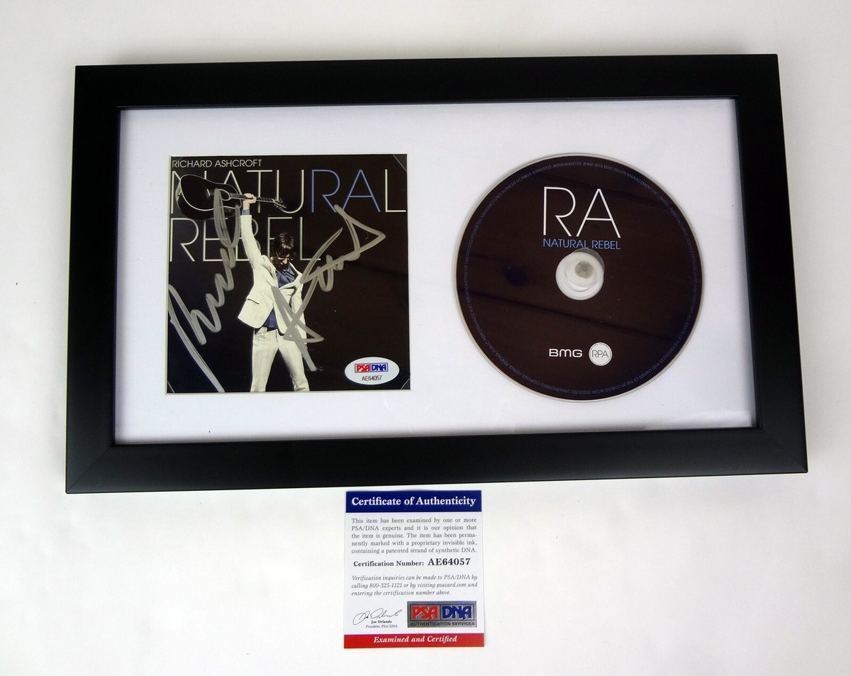 Richard Ashcroft The Verve Signed Autograph Natural Rebel CD