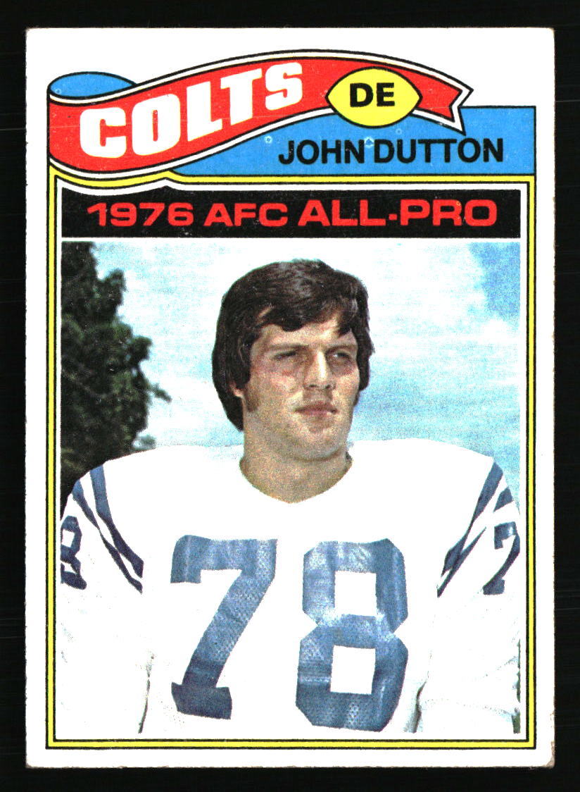 John Dutton 1977 Topps #410  Football Card