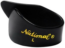3-Pack National Black Thumbpicks - Large