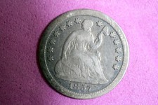 ESTATE FIND 1857 - O Seated Liberty Half Dime!! #N03876