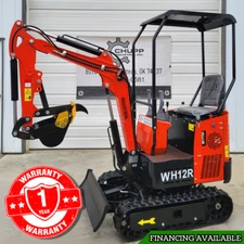 NEW Mini Excavator AGT WH12R 1 ton 13HP RATO Engine with Fixed Thumb