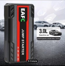 Avviatore Batteria Auto Moto Camion Barca Booster Jump Starter Emergenza a LED