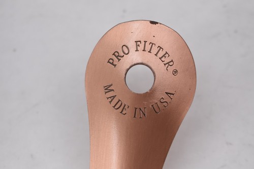 Cobbler's Choice Metal Shoe Horn 8" Antique Brushed Copper Pro Fitter - 第 6/8 張圖片