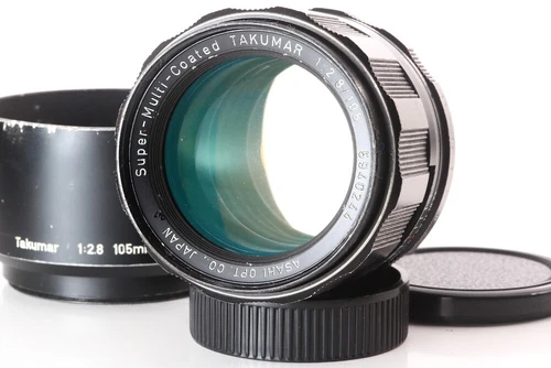 Asahi Pentax Super Multi Coated SMC Takumar 105mm F/2.8 M42 Lens 5940244 Exc++