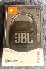 JBL Clip 4 Portable Bluetooth Speaker - Black New 