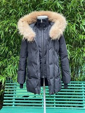 Mackage Leelee Coat With Genuine Finn Raccoon Fur Hood Youth 14 - Ladies Xs