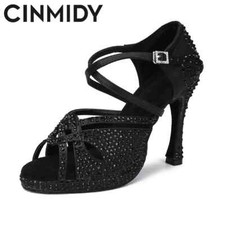 Platform Latin Dance Shoes Tango High Heel Girls Party Shoes Women Sneakers