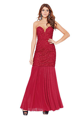Forever Unique ladies Lace Short Long Dress Red Evening Cocktail Prom Gown Size | eBay Forever Unique ladies Lace Short Long Dress Red Evening Cocktail Prom Gown Size | eBay