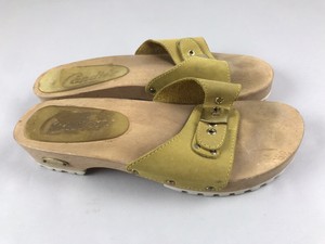 wooden sandals from the 80's