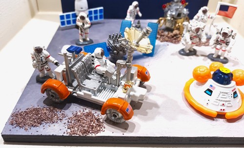Diorama Figurine Nasa - Espace - univers avec le décor unique - Foto 3 di 5