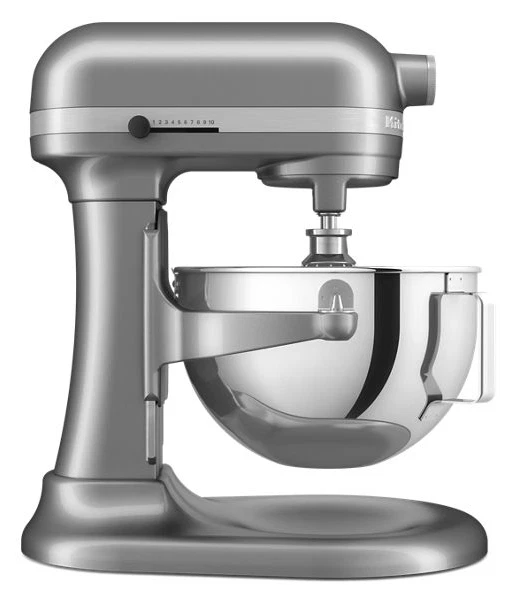 KitchenAid 5,5 cuartos de galón con soporte elevador KSM55SXXXCU cocina de acero inoxidable Foto 2 de 2