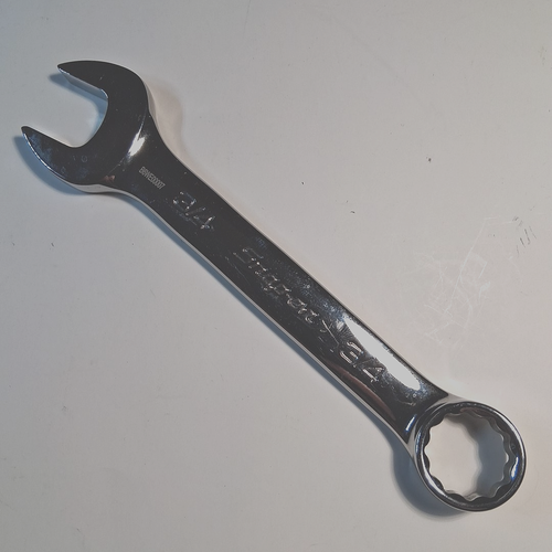 Snap on OEX240B 3/4" SAE 12pt SHORT Chrome Combination Wrench NEW USA - 第 1/2 張圖片