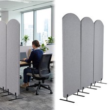 3 Panel Large Panel Room Divider, Privacy Screen for Office, Partition Separator