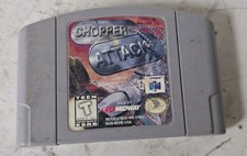 Chopper Attack Video Game Nintendo 64 N64 Authentic and Tested