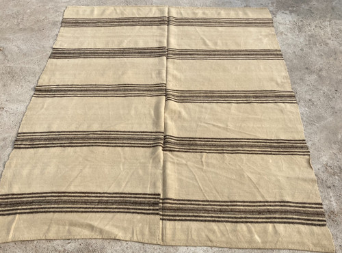 Vintage Traditional Oriental Jute Striped Multicolor Wool Kilim Rug 173x141 cm