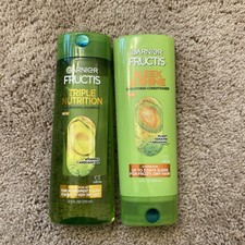 Garnier Fructis Nourishing Shampoo And Conditioner Set 12.5 Fl Oz Vegan 0.80 per fl oz