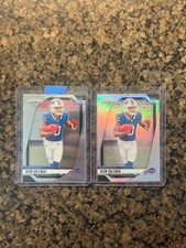 2024 Prizm Keon Coleman Prizm Silver & Base rookie Card