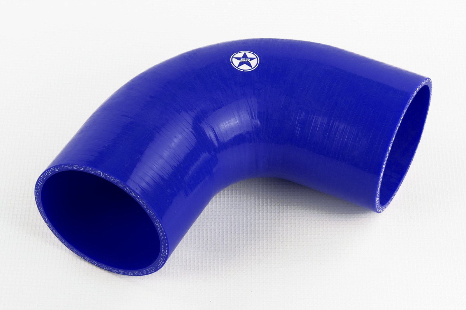 Silicone 90 Degree Hose Elbow 89mm 4"" Pipe Coupler Bend Turbo Intercooler Deg
