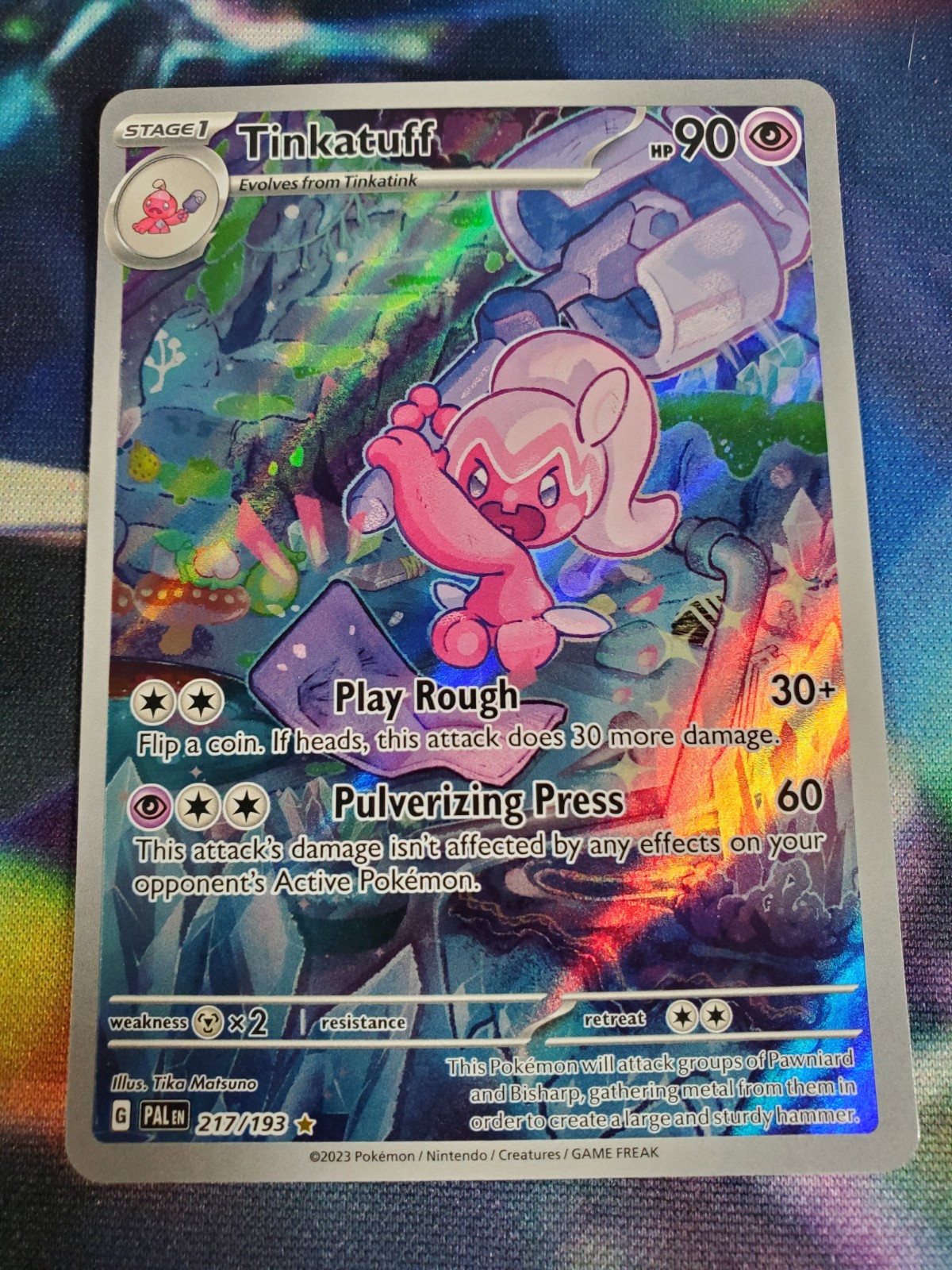 Tinkatuff 217/193 Sv02: Paldea Evolved Illustration Rare