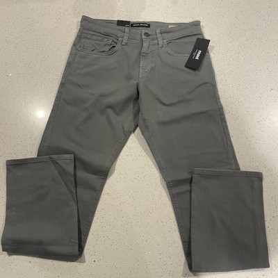 Mavi Jeans Mens 31X34 Matt Gray Relaxed Straight Leg Stretch Denim Pants NEW