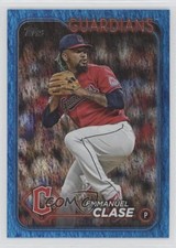 2024 Topps Series 1 Blue Holofoil /999 Emmanuel Clase #116 0hm8