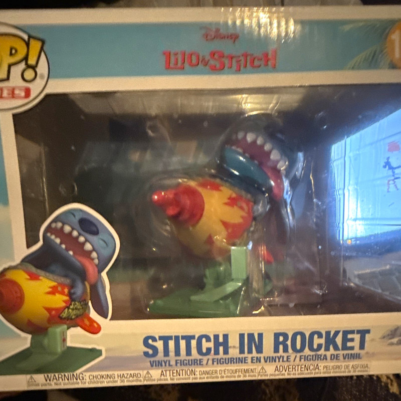 Funko Pop! Rides Disney Lilo & Stitch Stitch in Rocket #102 Vinyl Figure Boxed
