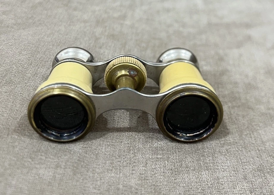 Vintage Opera Glasses Brass Made Works Great Collectors Item