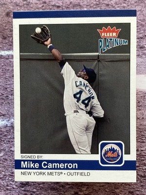 2004 Fleer Platinum Mike Cameron #117 New York Mets