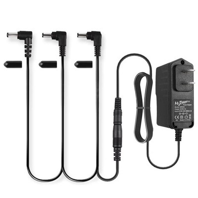Guitar Effects Power Supply Adapter 9V DC 1A (1000mA) with Daisy Chain Cord C...