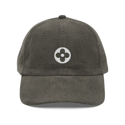 Vintage Corduroy Cap (Embroidery)